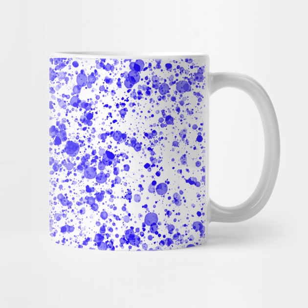 Abstract blue paint splatter effect by Russell102